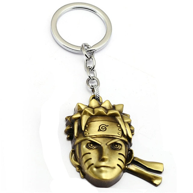 Japan Anime Naruto Keychain palm-leaf Fan Uchiha Madara Key chains Holder Keyring men Accessoires Llaveros porte clef dawn