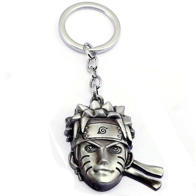 Japan Anime Naruto Keychain palm-leaf Fan Uchiha Madara Key chains Holder Keyring men Accessoires Llaveros porte clef dawn