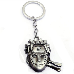 Japan Anime Naruto Keychain palm-leaf Fan Uchiha Madara Key chains Holder Keyring men Accessoires Llaveros porte clef dawn