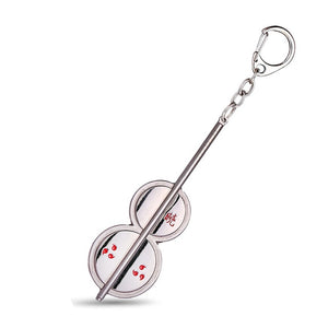 Japan Anime Naruto Keychain palm-leaf Fan Uchiha Madara Key chains Holder Keyring men Accessoires Llaveros porte clef dawn