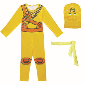 Ninjago Costume Boys Costumes Children Fancy Party Dress Up Halloween Costume For Kids Ninja Cosplay Superhero Jumpsuits Set