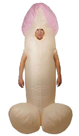 Halloween costume for men Inflatable Willy Adult costumes Fancy Dress Penis sexy anime suit disfraces adultos