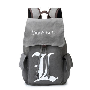 Student Anime Shoulder Bag NARUTO Attack On Titan Totoro Death Note Tokyo Ghoul Backpack Adult Men Cool Fashion Raveling Bag