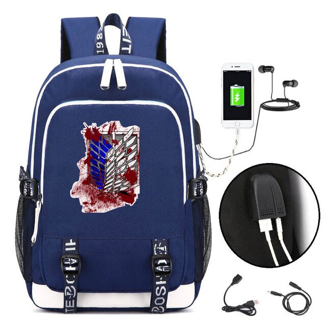 Comic Anime Attack on Titan Backpack School Bags Children Kids School Backpacks Anime Cartoon Bags Backpack casual Satchel