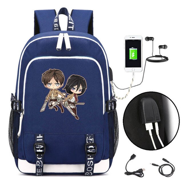 Comic Anime Attack on Titan Backpack School Bags Children Kids School Backpacks Anime Cartoon Bags Backpack casual Satchel