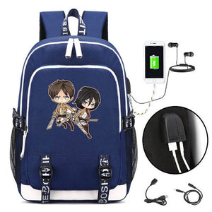 Comic Anime Attack on Titan Backpack School Bags Children Kids School Backpacks Anime Cartoon Bags Backpack casual Satchel
