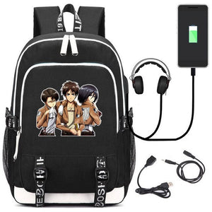 Comic Anime Attack on Titan Backpack School Bags Children Kids School Backpacks Anime Cartoon Bags Backpack casual Satchel