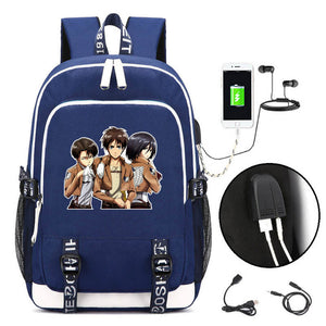 Comic Anime Attack on Titan Backpack School Bags Children Kids School Backpacks Anime Cartoon Bags Backpack casual Satchel