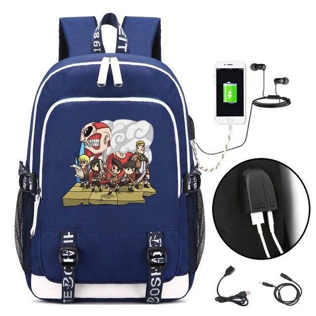 Comic Anime Attack on Titan Backpack School Bags Children Kids School Backpacks Anime Cartoon Bags Backpack casual Satchel