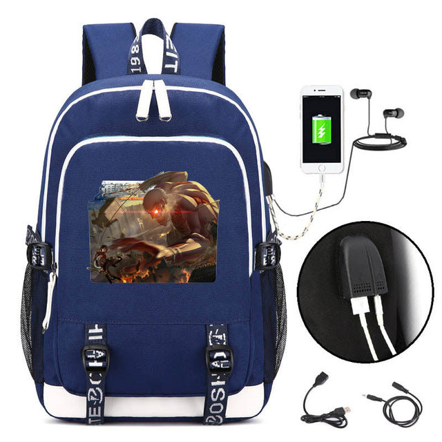 Comic Anime Attack on Titan Backpack School Bags Children Kids School Backpacks Anime Cartoon Bags Backpack casual Satchel