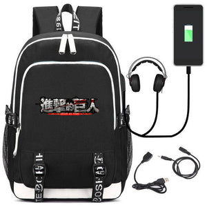 Comic Anime Attack on Titan Backpack School Bags Children Kids School Backpacks Anime Cartoon Bags Backpack casual Satchel