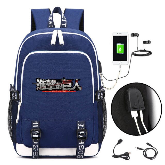 Comic Anime Attack on Titan Backpack School Bags Children Kids School Backpacks Anime Cartoon Bags Backpack casual Satchel