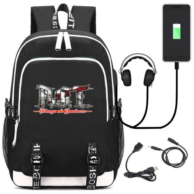 Comic Anime Attack on Titan Backpack School Bags Children Kids School Backpacks Anime Cartoon Bags Backpack casual Satchel