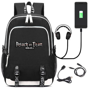 Comic Anime Attack on Titan Backpack School Bags Children Kids School Backpacks Anime Cartoon Bags Backpack casual Satchel