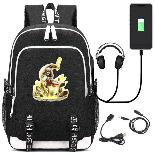 Comic Anime Attack on Titan Backpack School Bags Children Kids School Backpacks Anime Cartoon Bags Backpack casual Satchel