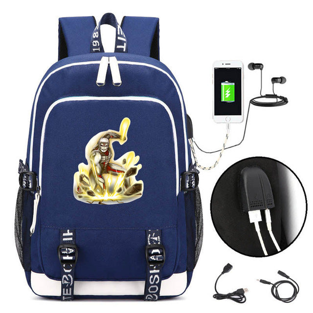 Comic Anime Attack on Titan Backpack School Bags Children Kids School Backpacks Anime Cartoon Bags Backpack casual Satchel