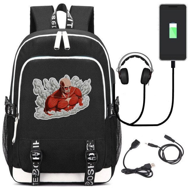 Comic Anime Attack on Titan Backpack School Bags Children Kids School Backpacks Anime Cartoon Bags Backpack casual Satchel