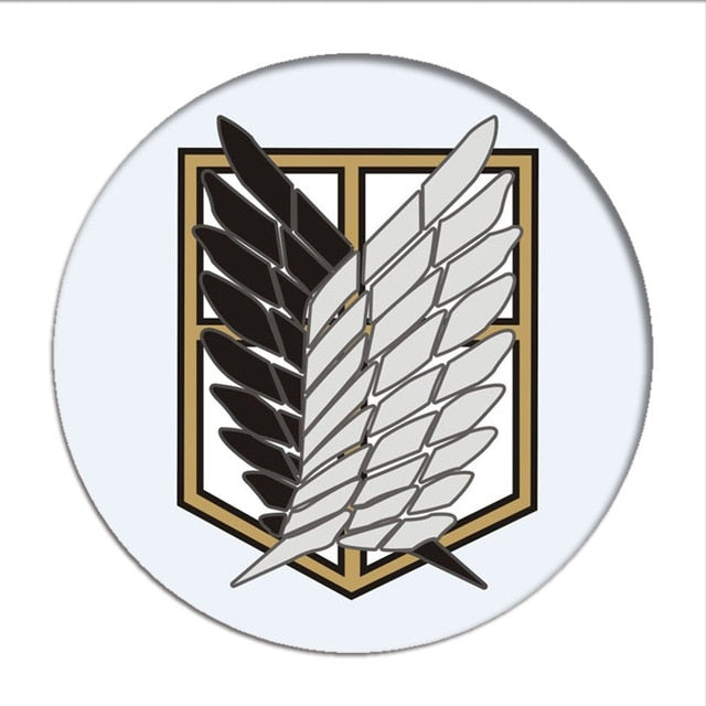 Anime Shingeki no Kyojin Attack on Titan Cosplay Badge Cartoon Brooches Pins Collection bags Badges for Backpacks Clothes