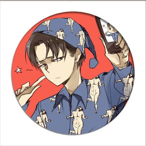 Anime Shingeki no Kyojin Attack on Titan Cosplay Badge Cartoon Brooches Pins Collection bags Badges for Backpacks Clothes