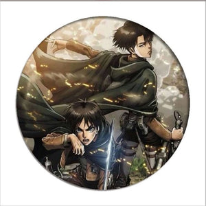Anime Shingeki no Kyojin Attack on Titan Cosplay Badge Cartoon Brooches Pins Collection bags Badges for Backpacks Clothes