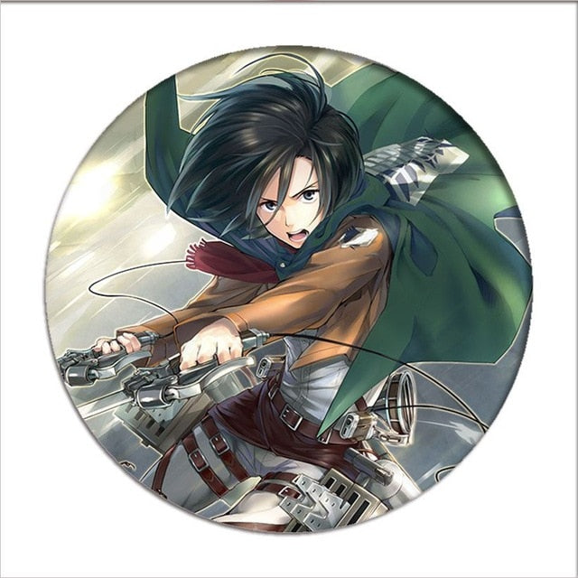 Anime Shingeki no Kyojin Attack on Titan Cosplay Badge Cartoon Brooches Pins Collection bags Badges for Backpacks Clothes