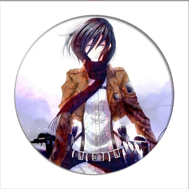 Anime Shingeki no Kyojin Attack on Titan Cosplay Badge Cartoon Brooches Pins Collection bags Badges for Backpacks Clothes