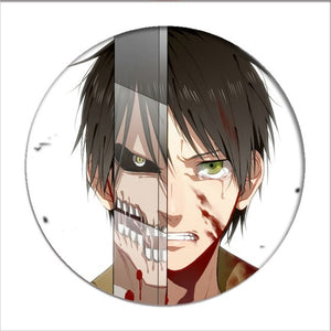 Anime Shingeki no Kyojin Attack on Titan Cosplay Badge Cartoon Brooches Pins Collection bags Badges for Backpacks Clothes