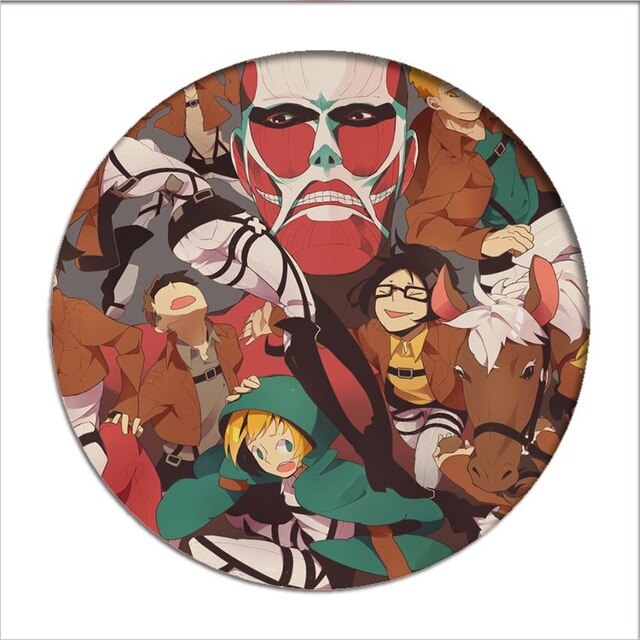 Anime Shingeki no Kyojin Attack on Titan Cosplay Badge Cartoon Brooches Pins Collection bags Badges for Backpacks Clothes