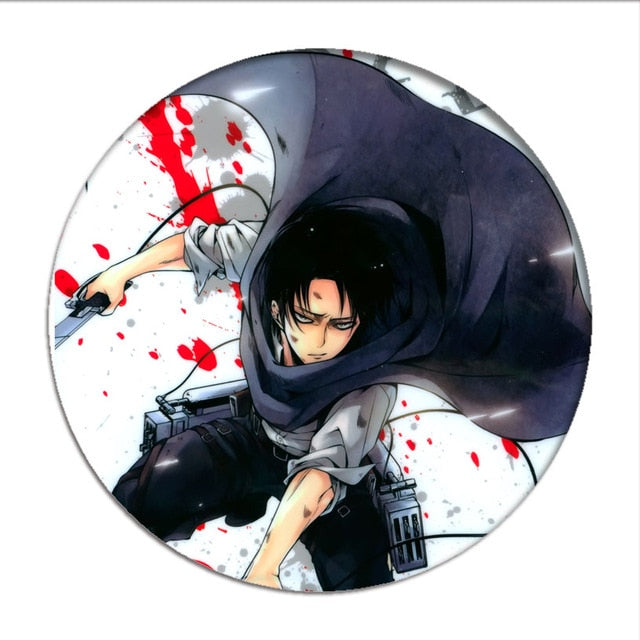 Anime Shingeki no Kyojin Attack on Titan Cosplay Badge Cartoon Brooches Pins Collection bags Badges for Backpacks Clothes