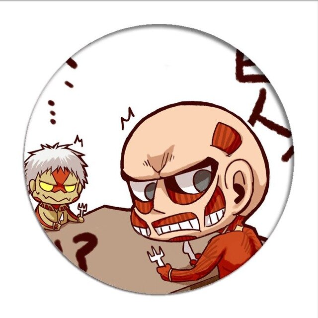 Anime Shingeki no Kyojin Attack on Titan Cosplay Badge Cartoon Brooches Pins Collection bags Badges for Backpacks Clothes