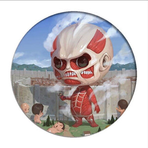 Anime Shingeki no Kyojin Attack on Titan Cosplay Badge Cartoon Brooches Pins Collection bags Badges for Backpacks Clothes