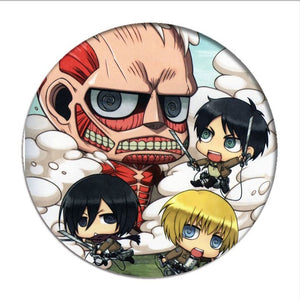 Anime Shingeki no Kyojin Attack on Titan Cosplay Badge Cartoon Brooches Pins Collection bags Badges for Backpacks Clothes