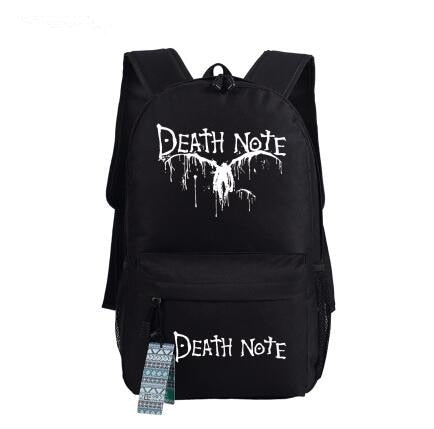 Anime DEATH NOTE Killer Ryuuku Women Backpack Mochila Feminina Canvas School Bags for Teenagers Travel Bagpack Cartoon Bookbag