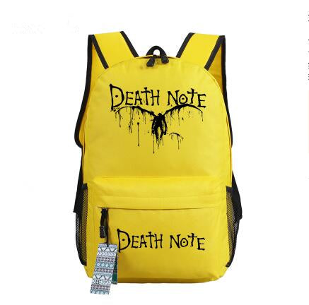 Anime DEATH NOTE Killer Ryuuku Women Backpack Mochila Feminina Canvas School Bags for Teenagers Travel Bagpack Cartoon Bookbag