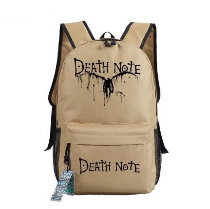 Anime DEATH NOTE Killer Ryuuku Women Backpack Mochila Feminina Canvas School Bags for Teenagers Travel Bagpack Cartoon Bookbag