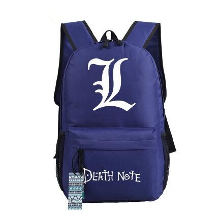 Anime DEATH NOTE Killer Ryuuku Women Backpack Mochila Feminina Canvas School Bags for Teenagers Travel Bagpack Cartoon Bookbag