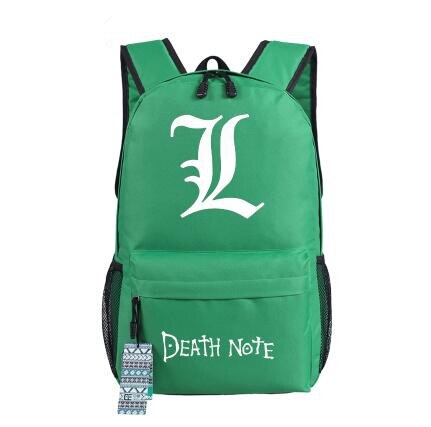 Anime DEATH NOTE Killer Ryuuku Women Backpack Mochila Feminina Canvas School Bags for Teenagers Travel Bagpack Cartoon Bookbag