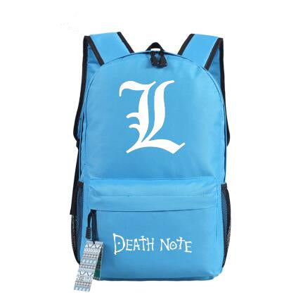 Anime DEATH NOTE Killer Ryuuku Women Backpack Mochila Feminina Canvas School Bags for Teenagers Travel Bagpack Cartoon Bookbag