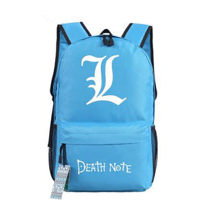 Anime DEATH NOTE Killer Ryuuku Women Backpack Mochila Feminina Canvas School Bags for Teenagers Travel Bagpack Cartoon Bookbag