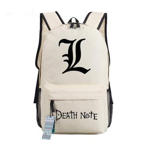 Anime DEATH NOTE Killer Ryuuku Women Backpack Mochila Feminina Canvas School Bags for Teenagers Travel Bagpack Cartoon Bookbag