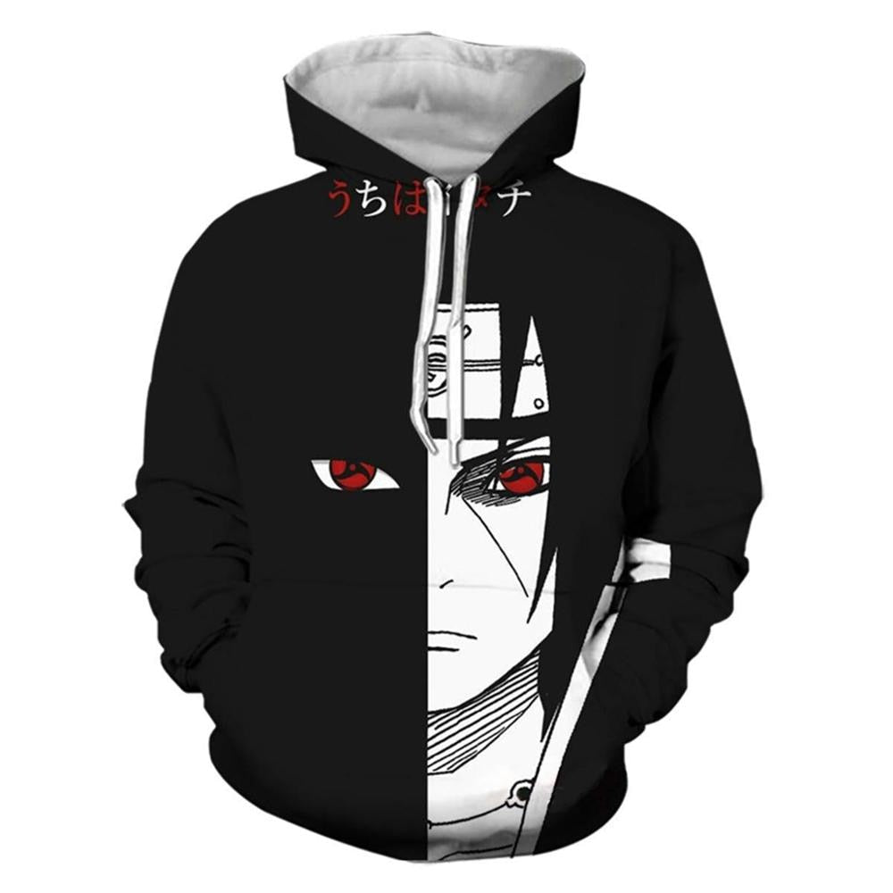 2019 New Arrival Naruto 3D Printed Sweatshirt Boys Tracksuit Sasuke kakashi Printed Hoodies Men Women Fashion Hooded Clothes