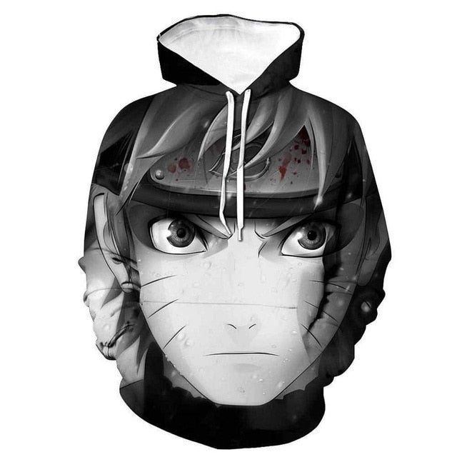 2019 New Arrival Naruto 3D Printed Sweatshirt Boys Tracksuit Sasuke kakashi Printed Hoodies Men Women Fashion Hooded Clothes