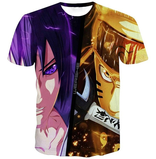 2019 New Arrival Naruto 3D Printed Sweatshirt Boys Tracksuit Sasuke kakashi Printed Hoodies Men Women Fashion Hooded Clothes