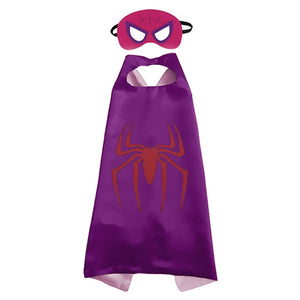 2019 Superhero Capes with Masks for Kids Birthday Party Supplies Party Favor Halloween Costumes Dress Up Girls Boys Cosplay