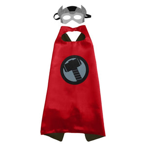 2019 Superhero Capes with Masks for Kids Birthday Party Supplies Party Favor Halloween Costumes Dress Up Girls Boys Cosplay