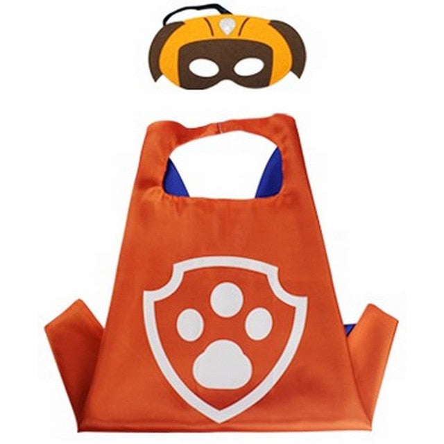 2019 Superhero Capes with Masks for Kids Birthday Party Supplies Party Favor Halloween Costumes Dress Up Girls Boys Cosplay