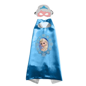 2019 Superhero Capes with Masks for Kids Birthday Party Supplies Party Favor Halloween Costumes Dress Up Girls Boys Cosplay