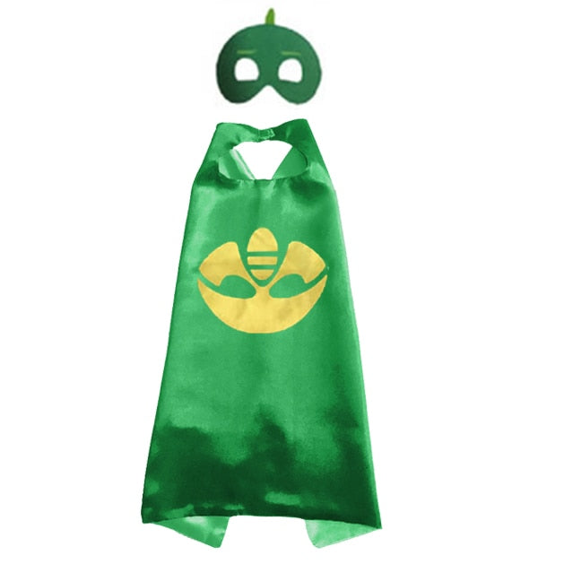 2019 Superhero Capes with Masks for Kids Birthday Party Supplies Party Favor Halloween Costumes Dress Up Girls Boys Cosplay