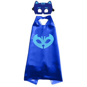 2019 Superhero Capes with Masks for Kids Birthday Party Supplies Party Favor Halloween Costumes Dress Up Girls Boys Cosplay