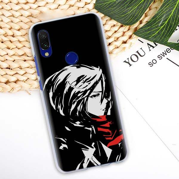 anime Attack On Titan girl Case Cover for Xiaomi Redmi 7 6 6A 5 Plus 5A Note 5 6 7 Pro 4X S2 GO Pocophone F1 Phone case Coque